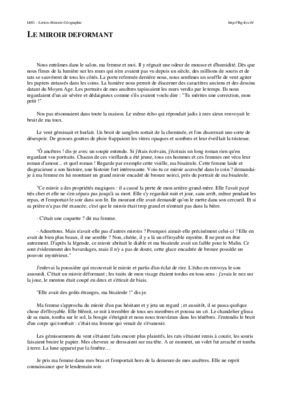le miroir deformant Book