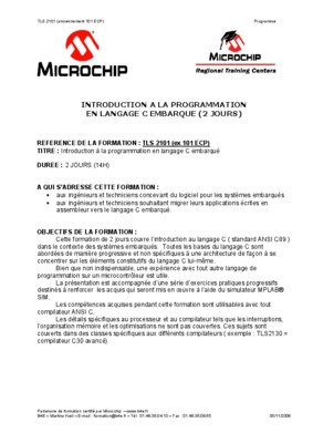 programmation des microchip Book