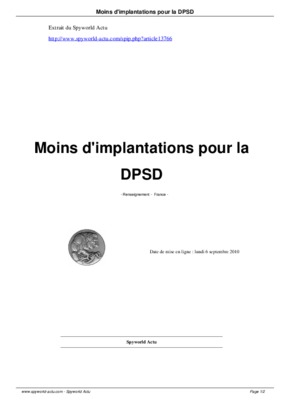 intradef gendarmerie dpsd Book