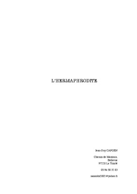 hermaphrodite Book