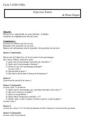 inspecteur toutou de pierre gripari Book