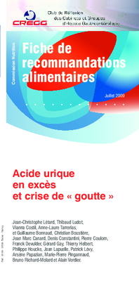 fiche recommandations alimentaires Book