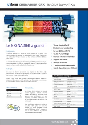 production de grenadier Book