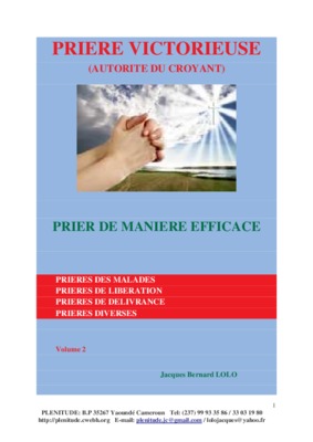prier de maniere efficace Book