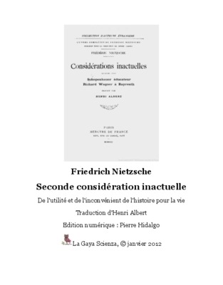 inactuelle Book