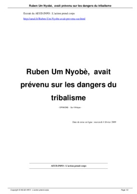 nyobe Book
