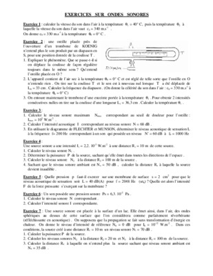 exercices ondes sonores Book