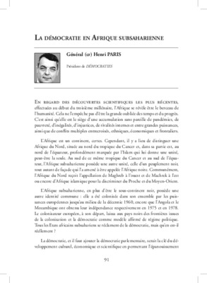 les mirages de la democratie en afrique subsaharienne francophone Book