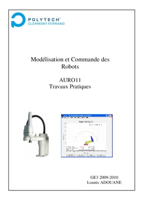 modelisation identification et commande des robots Book