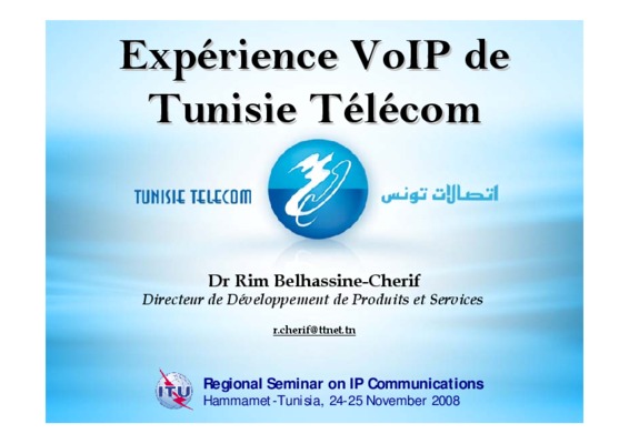 voip tunisie Book