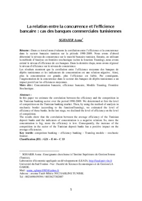 relation entre efficacite efficience et durabilite coemme parametre de la performance organisationnelle Book