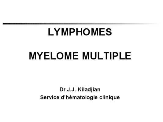 myelomes multiples Book