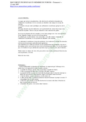 carburateurs zama Book