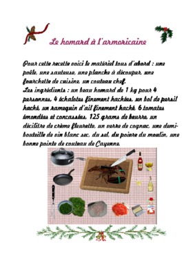 recette du homard Book