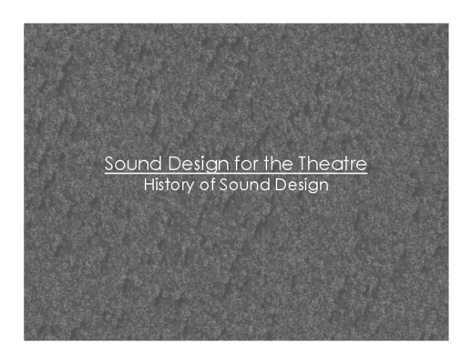 sound design Book