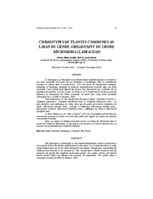 chimiotypes Book