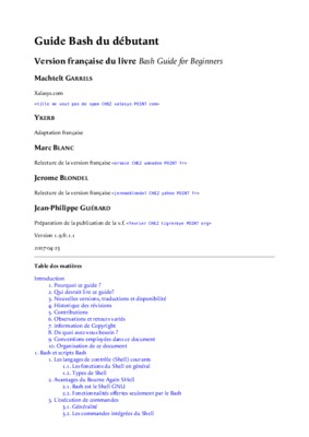 tuto script bash Book