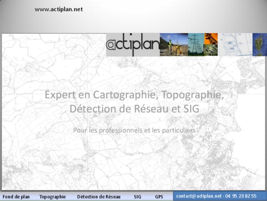 prise en compte de la topographie pour la cartographie Book