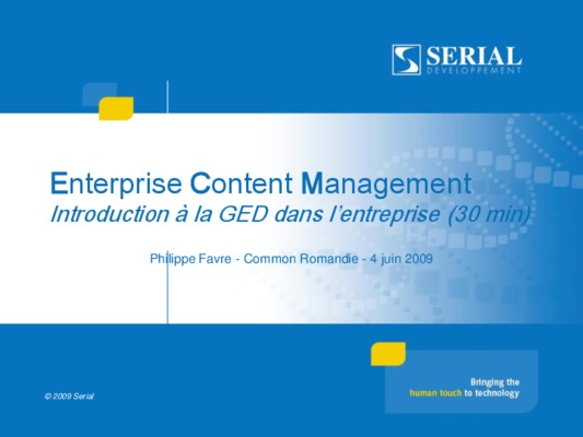 cv enterprise content management Book