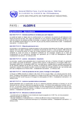 import algerie Book