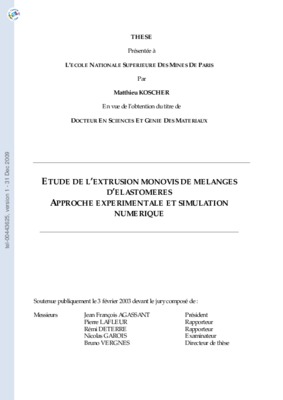 machine extrusion monovis Book