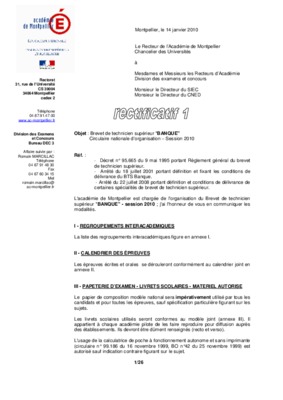 bts banque session 2010 gccp Book