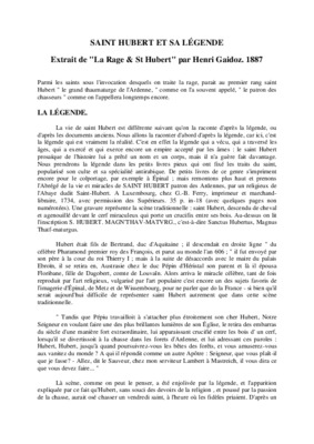 saint hubert Book