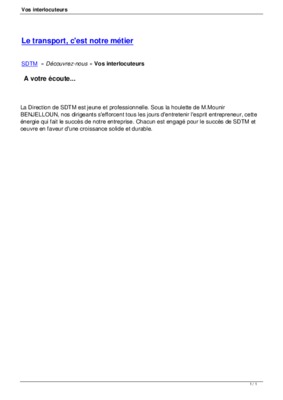 interlocuteurs de l_entreprise Book