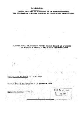 affectation des eleves professeurs des ecoles normales superieur de maroua en 2012 Book
