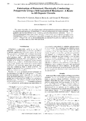 polypyrrole polymers conducteurs theses Book