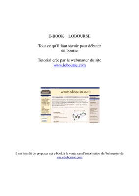 e book lobourse Book
