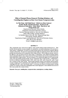 dosage du citrate dans plasma seminal du belier Book