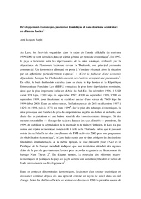 promotion economique region Book