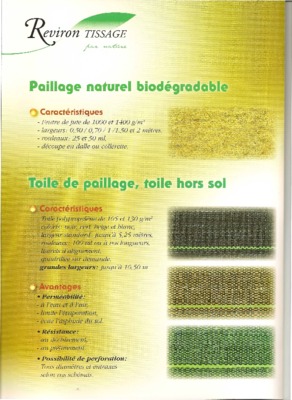 toile de paillage Book