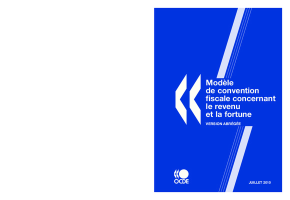 modaile de la convention fiscale concernat le revenu et la fortune 2010 Book