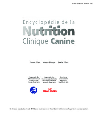 nutrition chien Book
