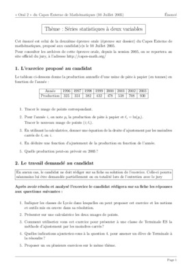 comparer deux series statistiques Book