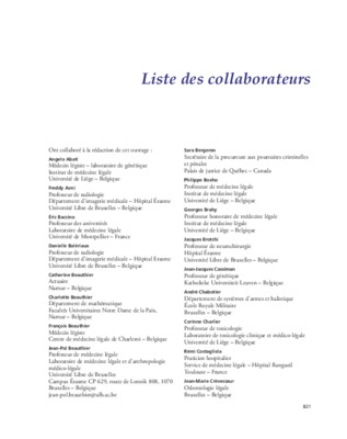 les collaborateurs Book