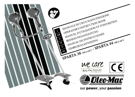oleomac sparta 37 Book
