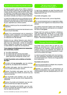 stage la fourchette Book