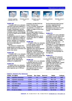 calorimetres Book