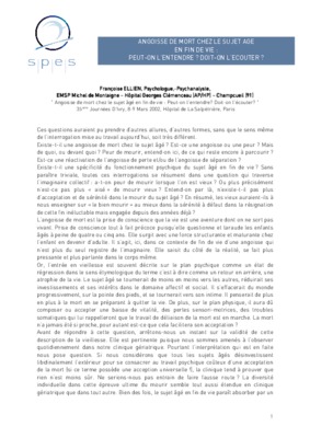 angoisse de mort Book