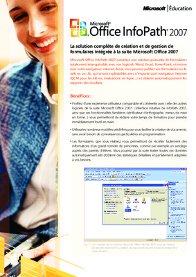 apprendre office infopath 2007 Book