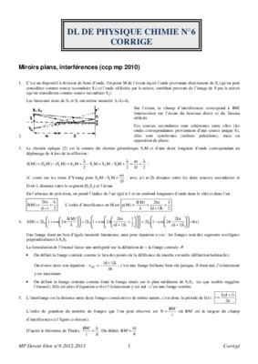 corrige etude d_un dispositif interferentiel Book