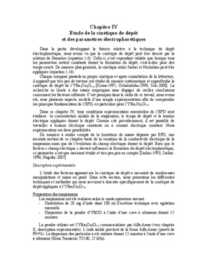 les parametres cinetique Book