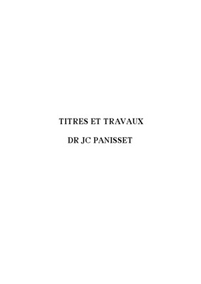 panisset Book