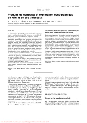 semeiologie echographique du rein Book