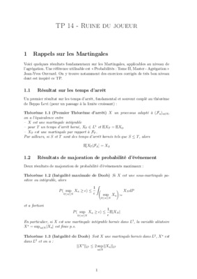 exercices corriges probabilie de ruine Book