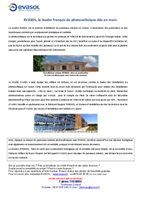 evasol offre bbc Book