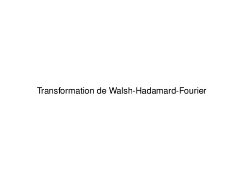 sequence de walsh adamar sur cdma Book